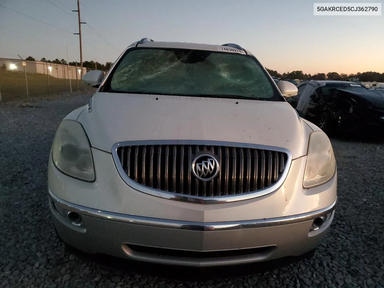 2012 Buick Enclave VIN: 5GAKRCED5CJ362790 Lot: 74838974