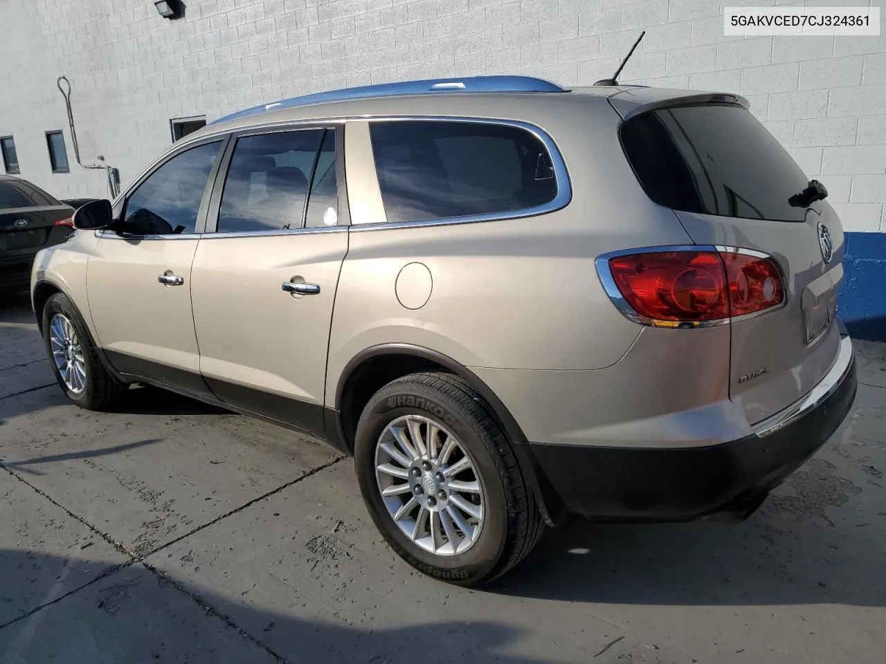 2012 Buick Enclave VIN: 5GAKVCED7CJ324361 Lot: 74907204