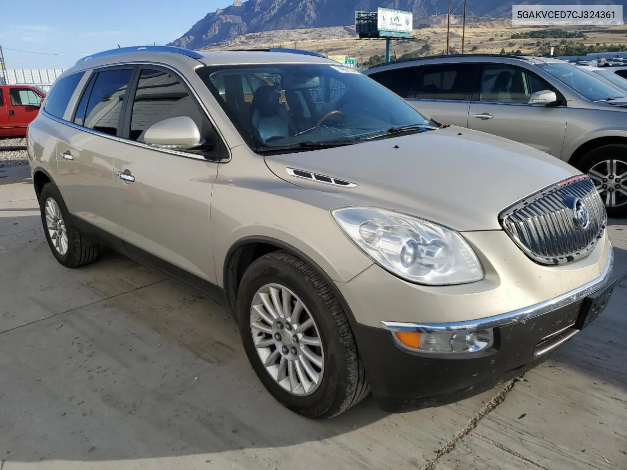 2012 Buick Enclave VIN: 5GAKVCED7CJ324361 Lot: 74907204