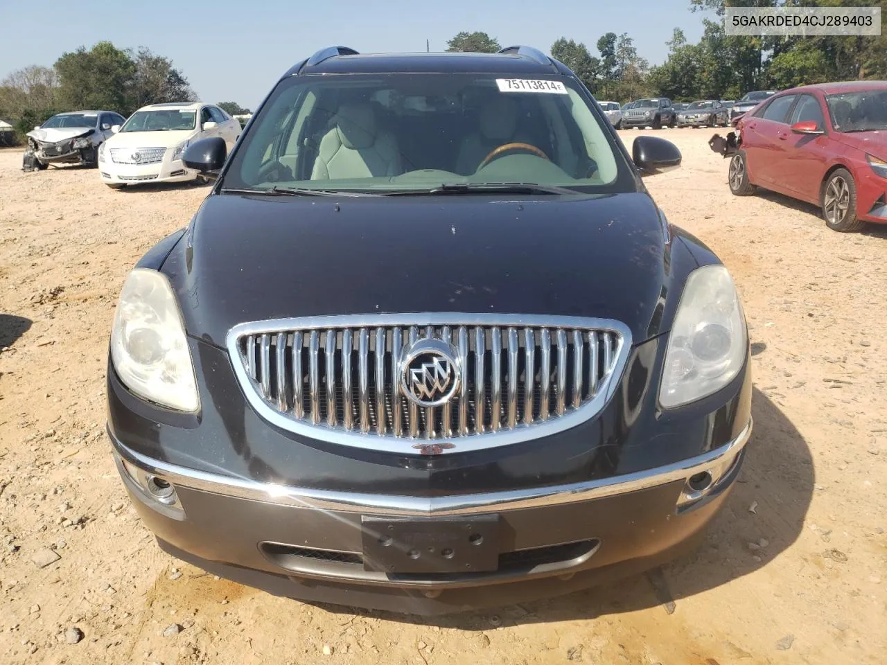 2012 Buick Enclave VIN: 5GAKRDED4CJ289403 Lot: 75113814