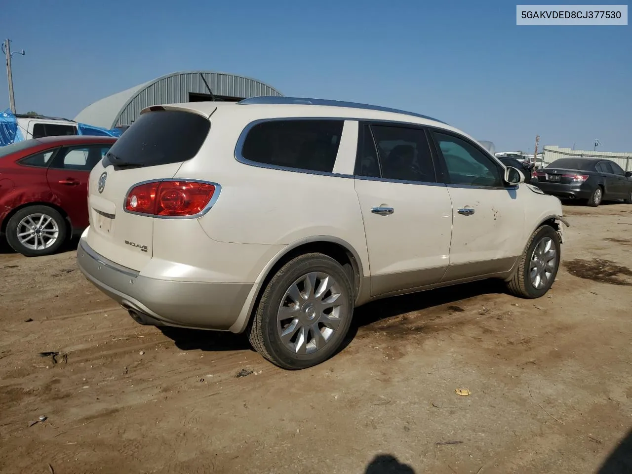 2012 Buick Enclave VIN: 5GAKVDED8CJ377530 Lot: 75314734