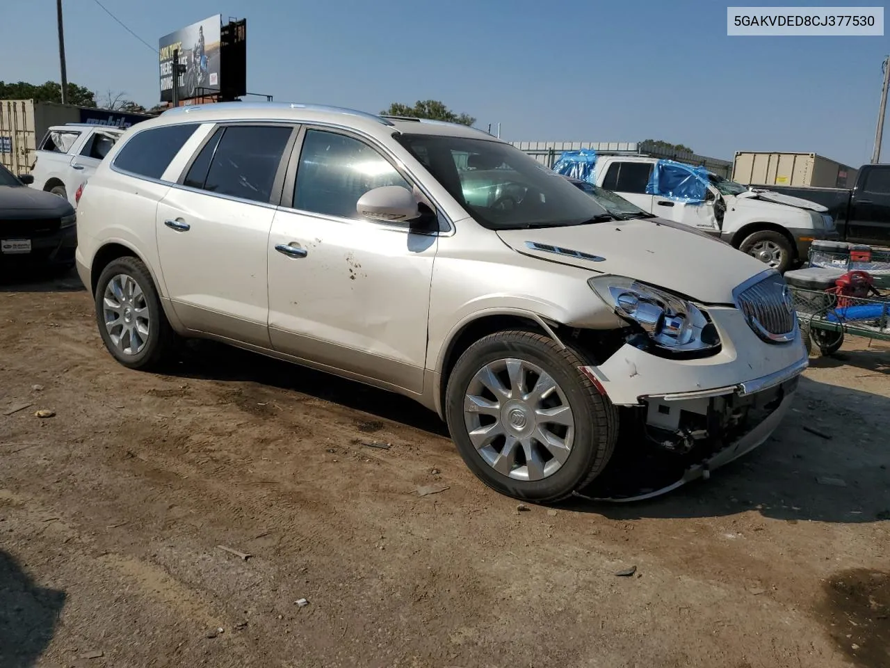 2012 Buick Enclave VIN: 5GAKVDED8CJ377530 Lot: 75314734