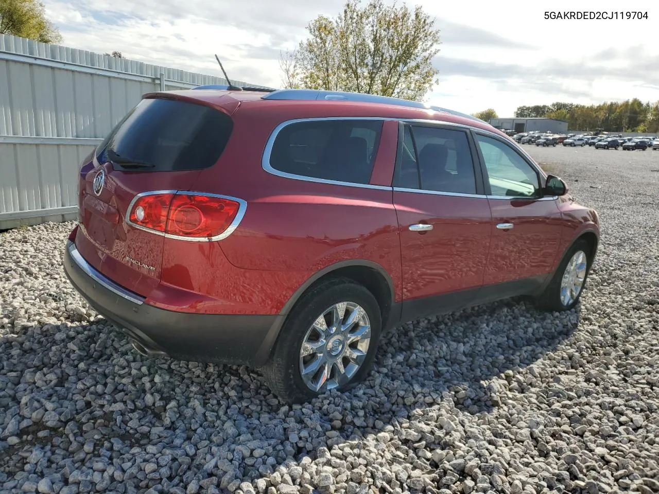 2012 Buick Enclave VIN: 5GAKRDED2CJ119704 Lot: 75932884