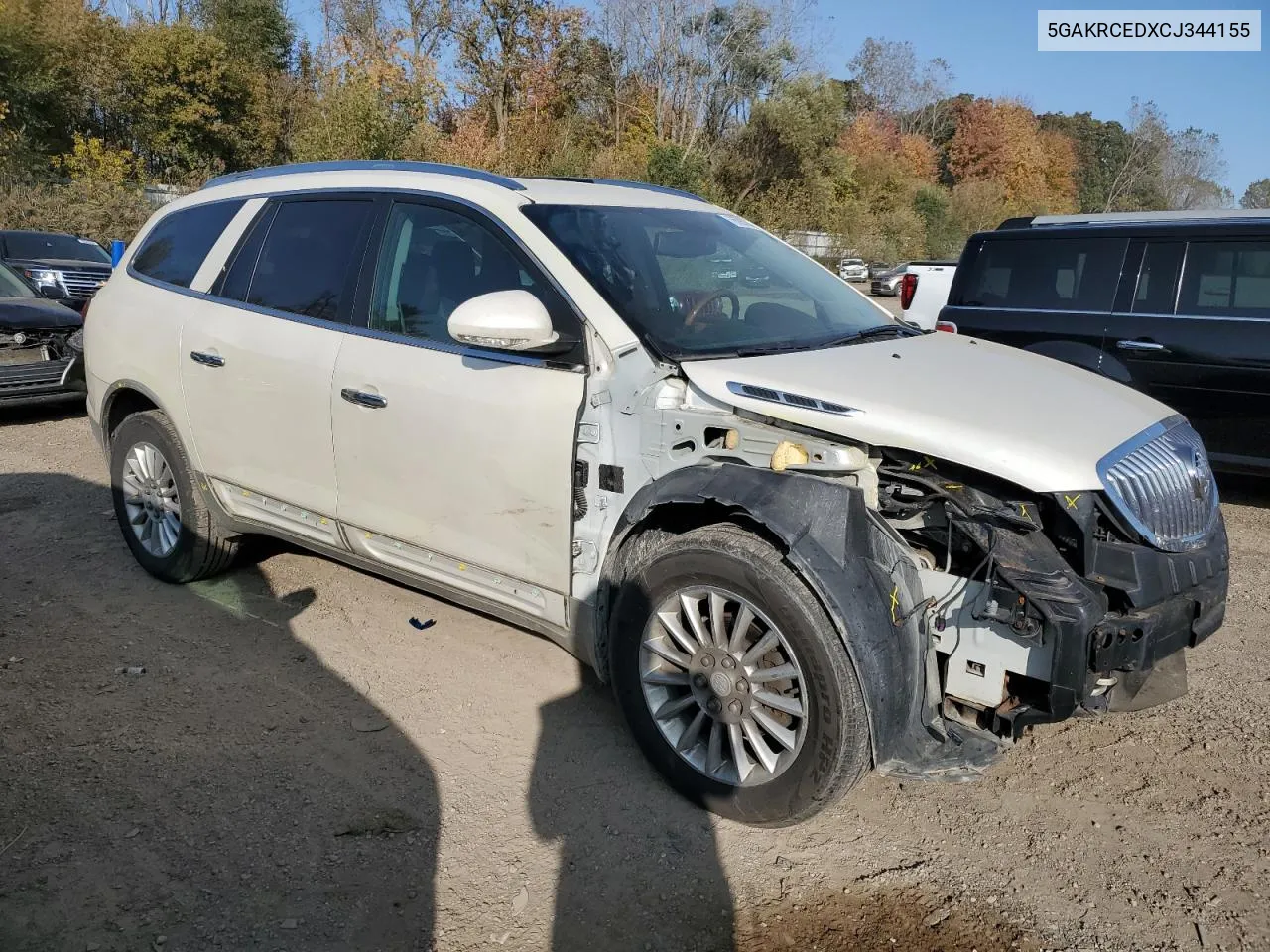 2012 Buick Enclave VIN: 5GAKRCEDXCJ344155 Lot: 76598794