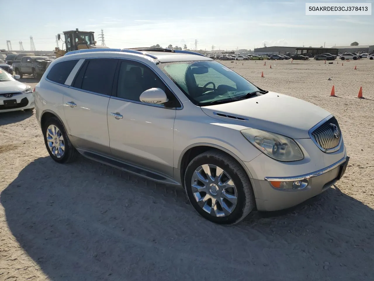 2012 Buick Enclave VIN: 5GAKRDED3CJ378413 Lot: 77351954