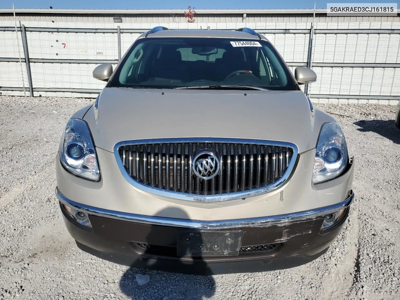 2012 Buick Enclave VIN: 5GAKRAED3CJ161815 Lot: 77544004