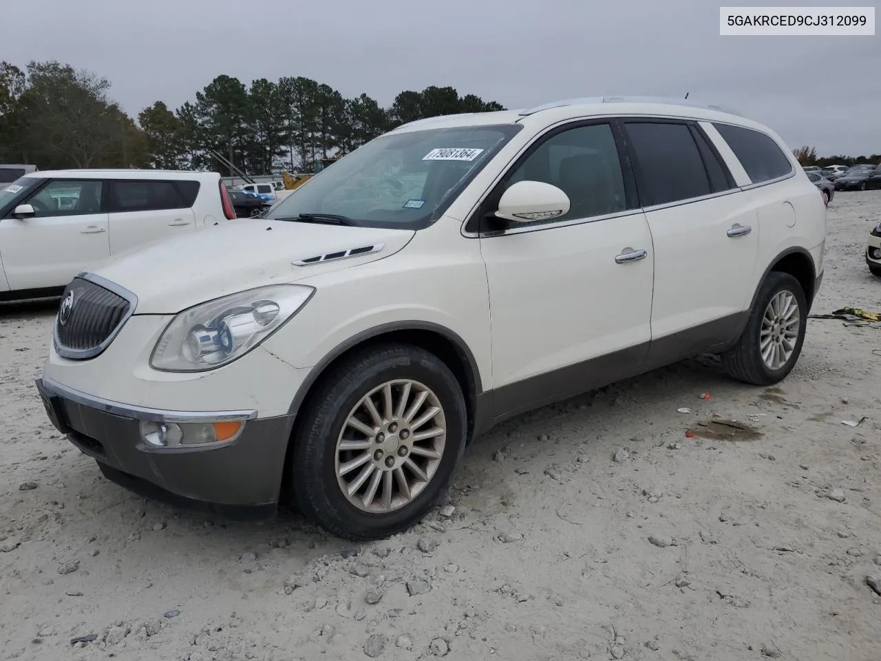 2012 Buick Enclave VIN: 5GAKRCED9CJ312099 Lot: 79081364