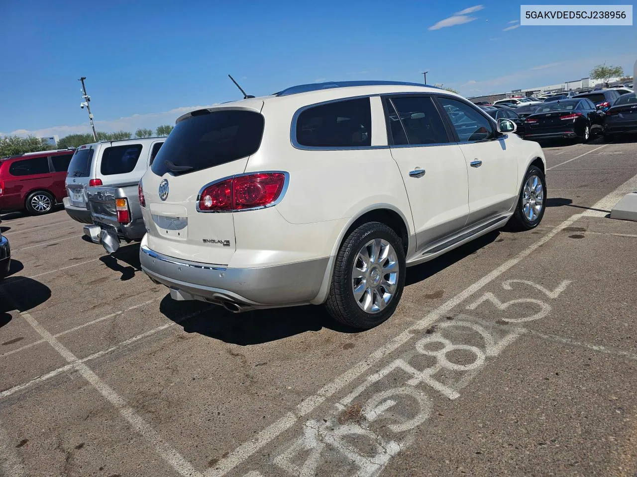 2012 Buick Enclave VIN: 5GAKVDED5CJ238956 Lot: 79146884