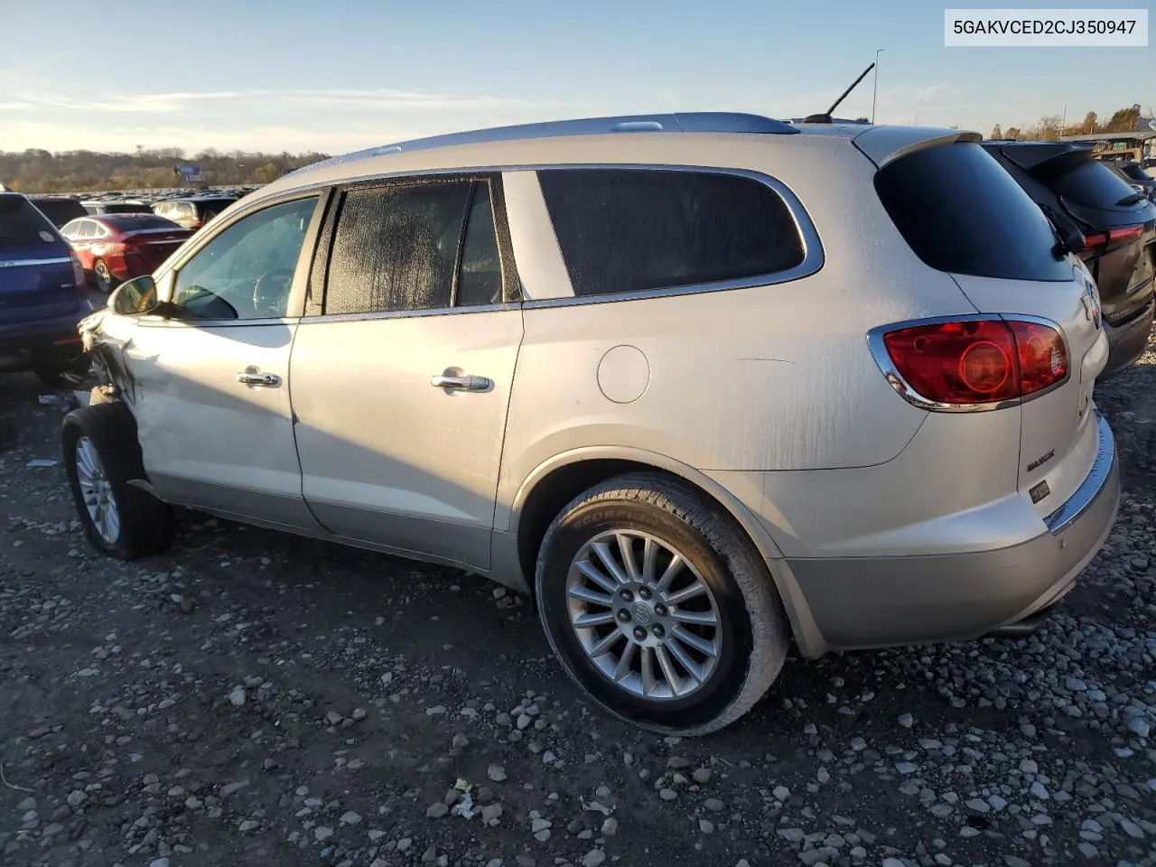 2012 Buick Enclave VIN: 5GAKVCED2CJ350947 Lot: 79419534