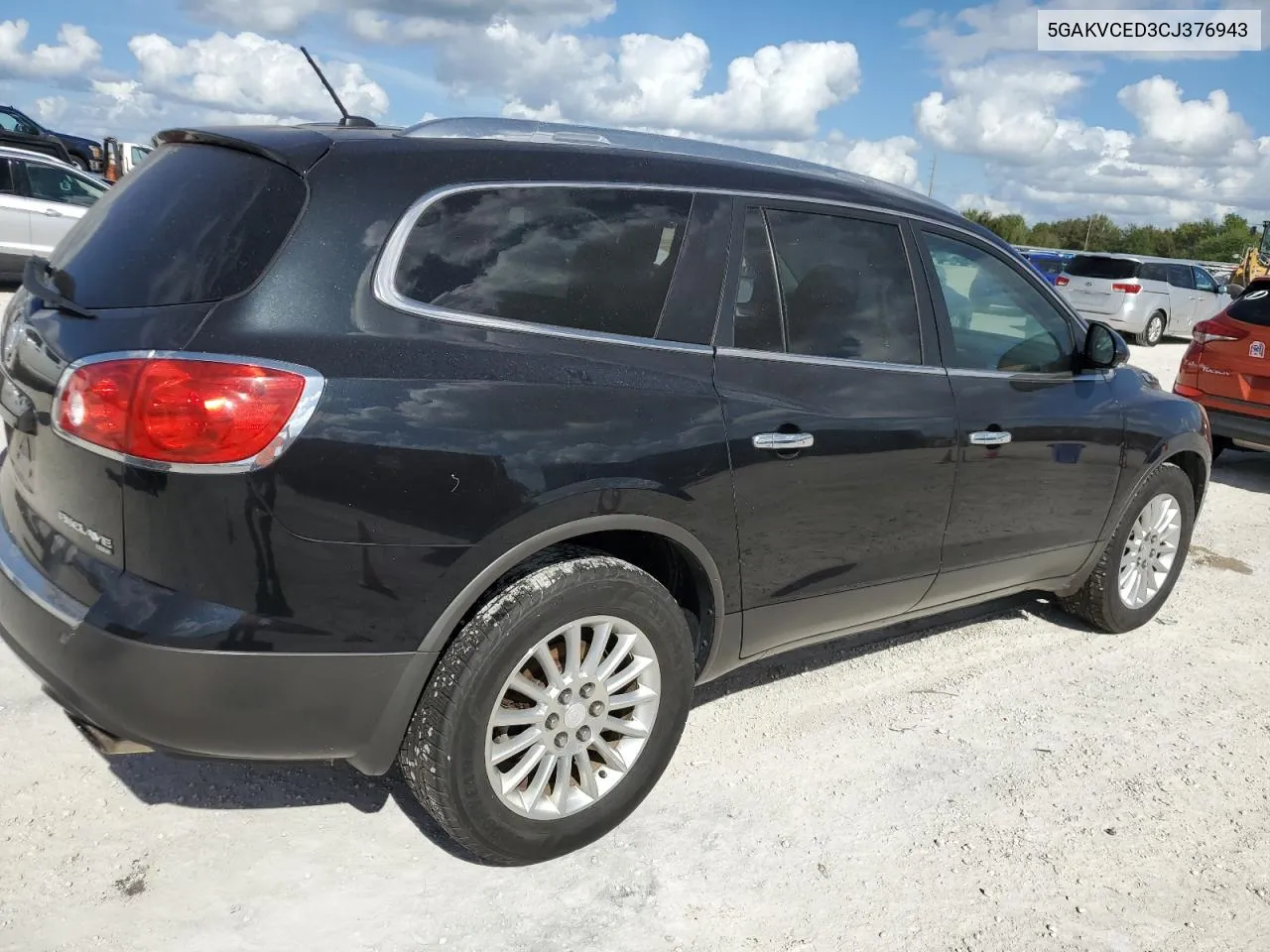 2012 Buick Enclave VIN: 5GAKVCED3CJ376943 Lot: 80374564