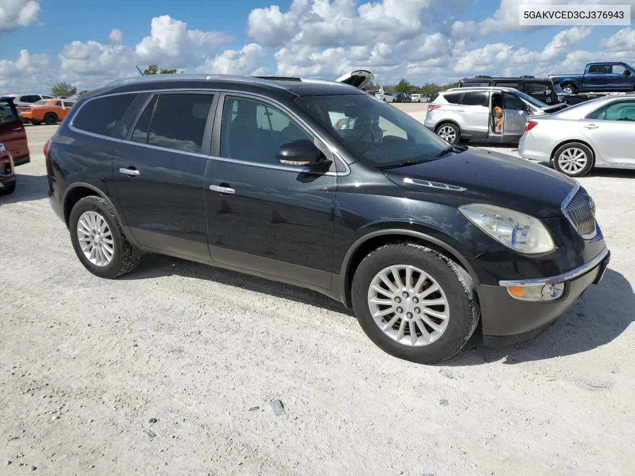 2012 Buick Enclave VIN: 5GAKVCED3CJ376943 Lot: 80374564