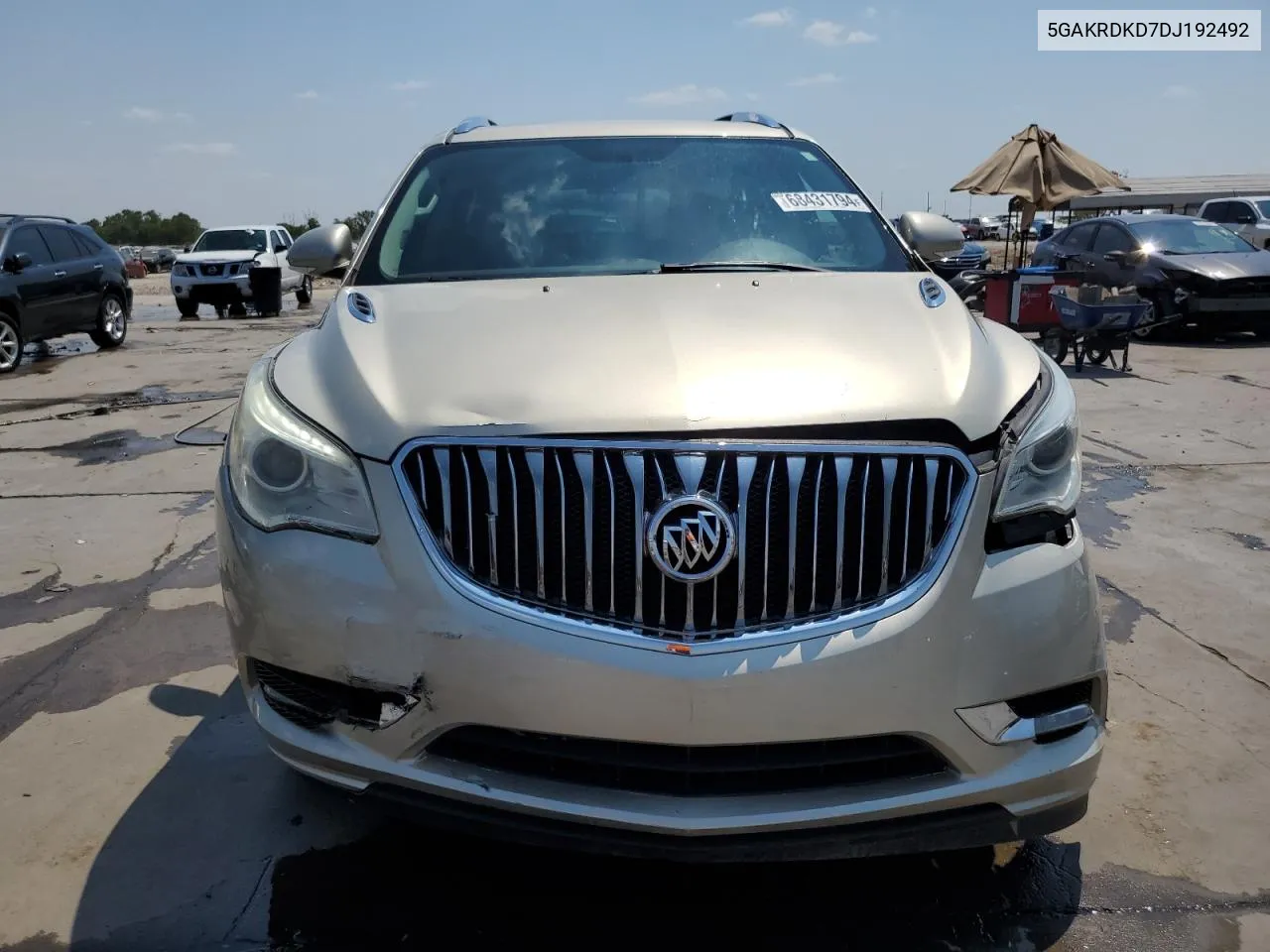 5GAKRDKD7DJ192492 2013 Buick Enclave