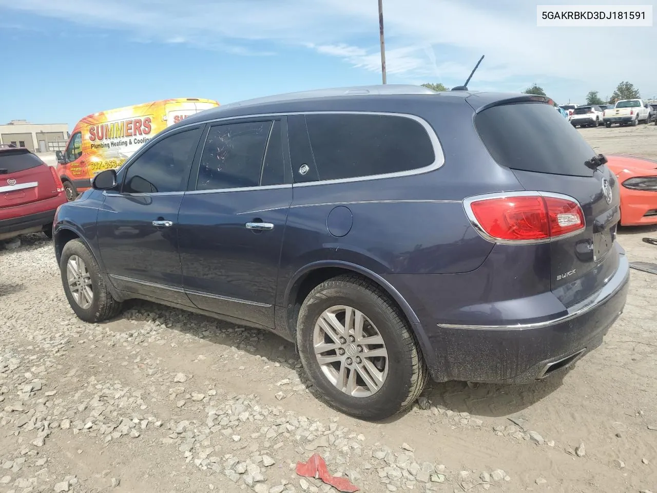 2013 Buick Enclave VIN: 5GAKRBKD3DJ181591 Lot: 69600694