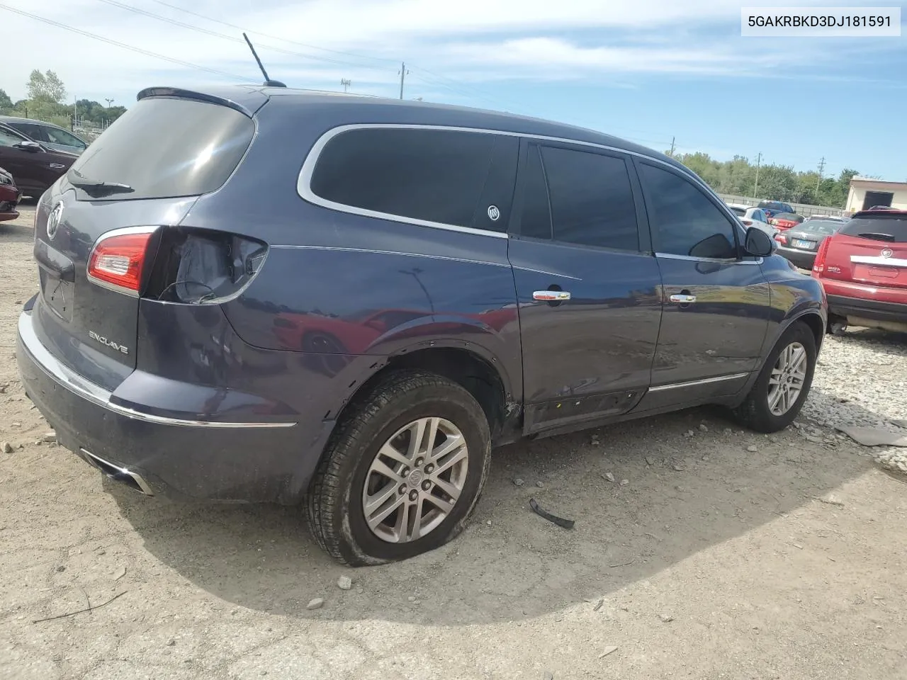 2013 Buick Enclave VIN: 5GAKRBKD3DJ181591 Lot: 69600694