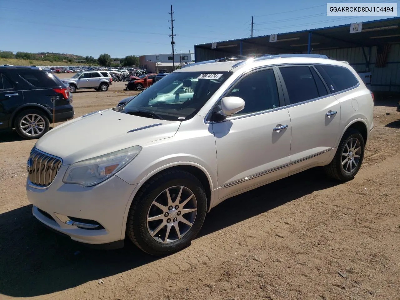 2013 Buick Enclave VIN: 5GAKRCKD8DJ104494 Lot: 70014174