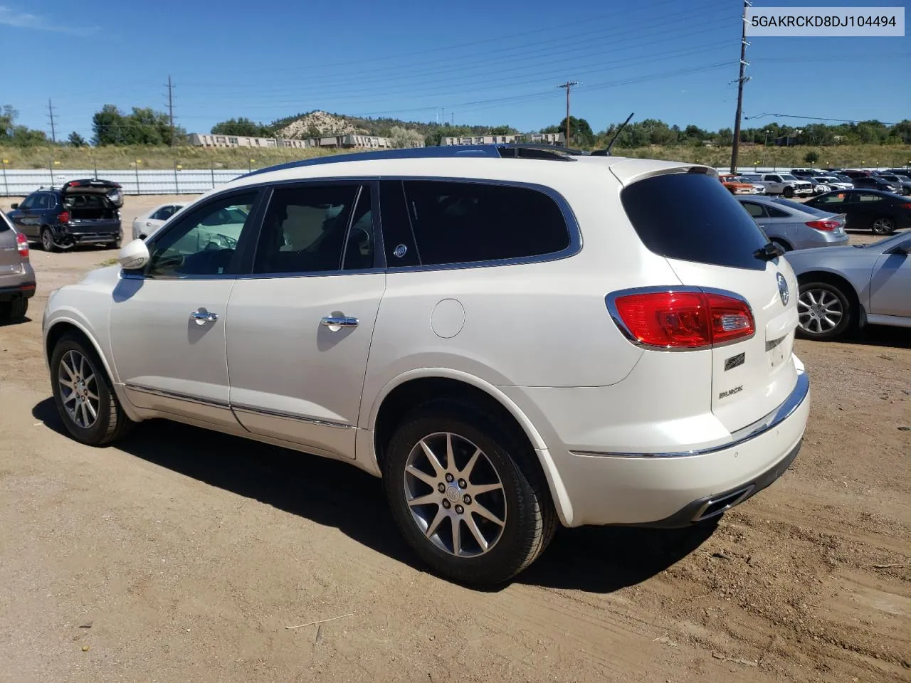 2013 Buick Enclave VIN: 5GAKRCKD8DJ104494 Lot: 70014174