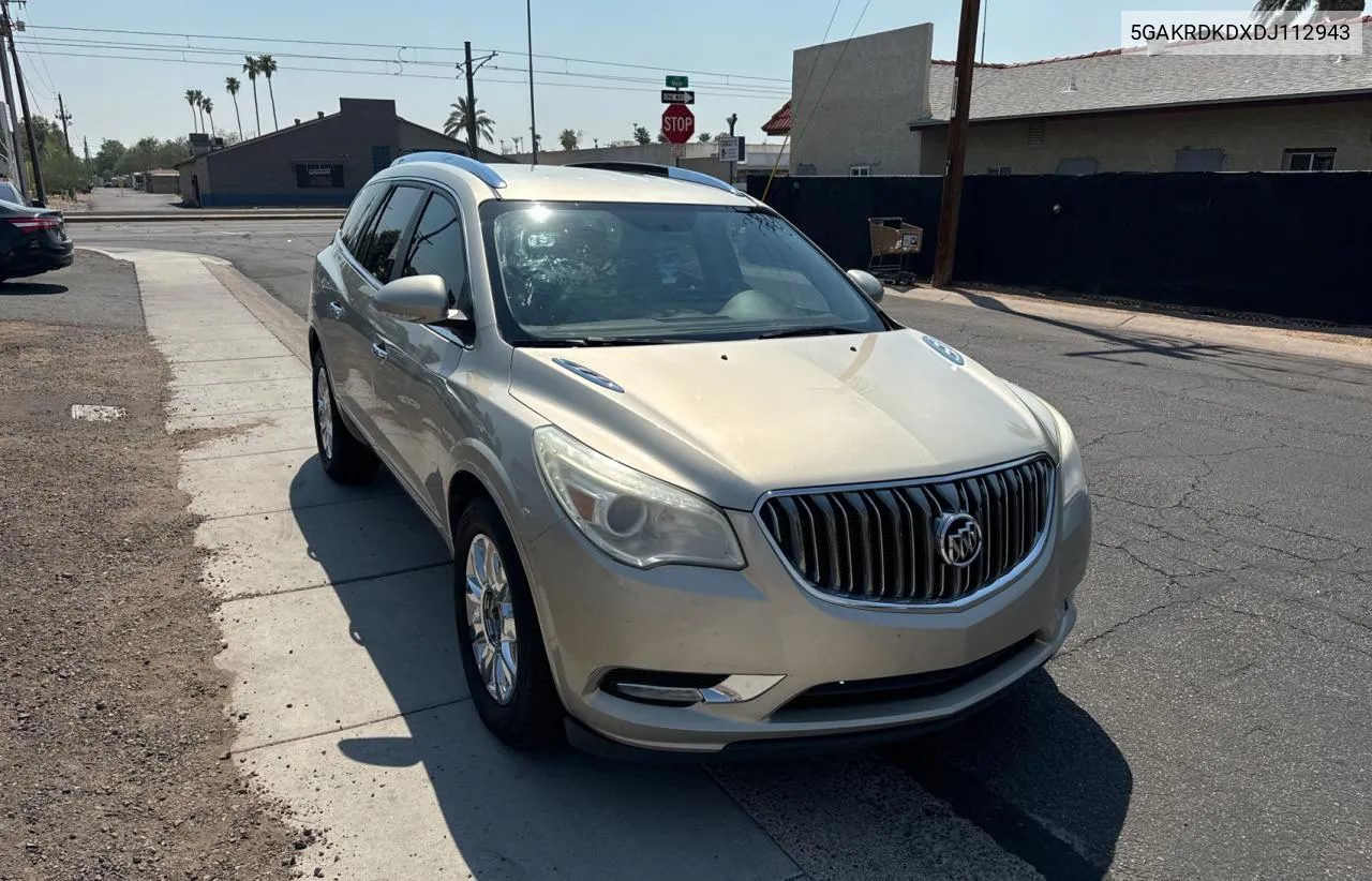 2013 Buick Enclave VIN: 5GAKRDKDXDJ112943 Lot: 71469994