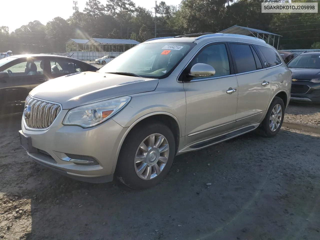 2013 Buick Enclave VIN: 5GAKRDKD1DJ209898 Lot: 71564214