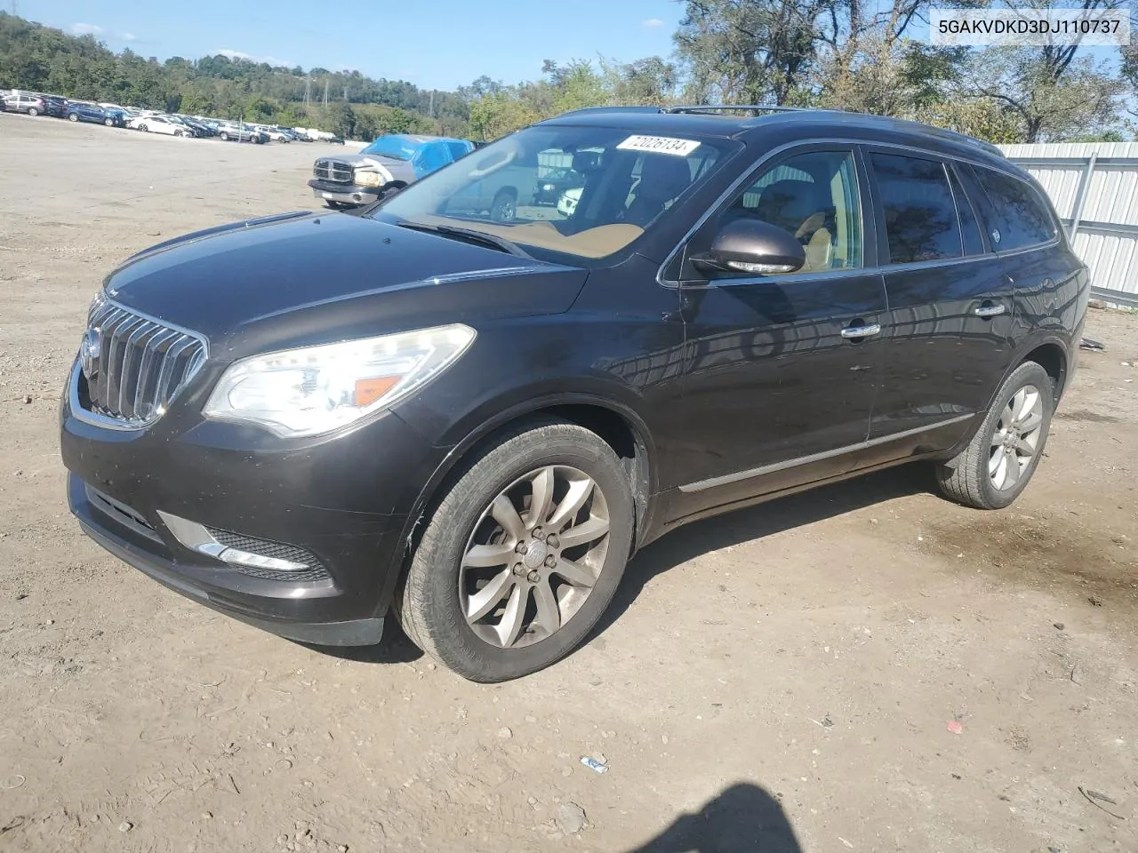 2013 Buick Enclave VIN: 5GAKVDKD3DJ110737 Lot: 72026134