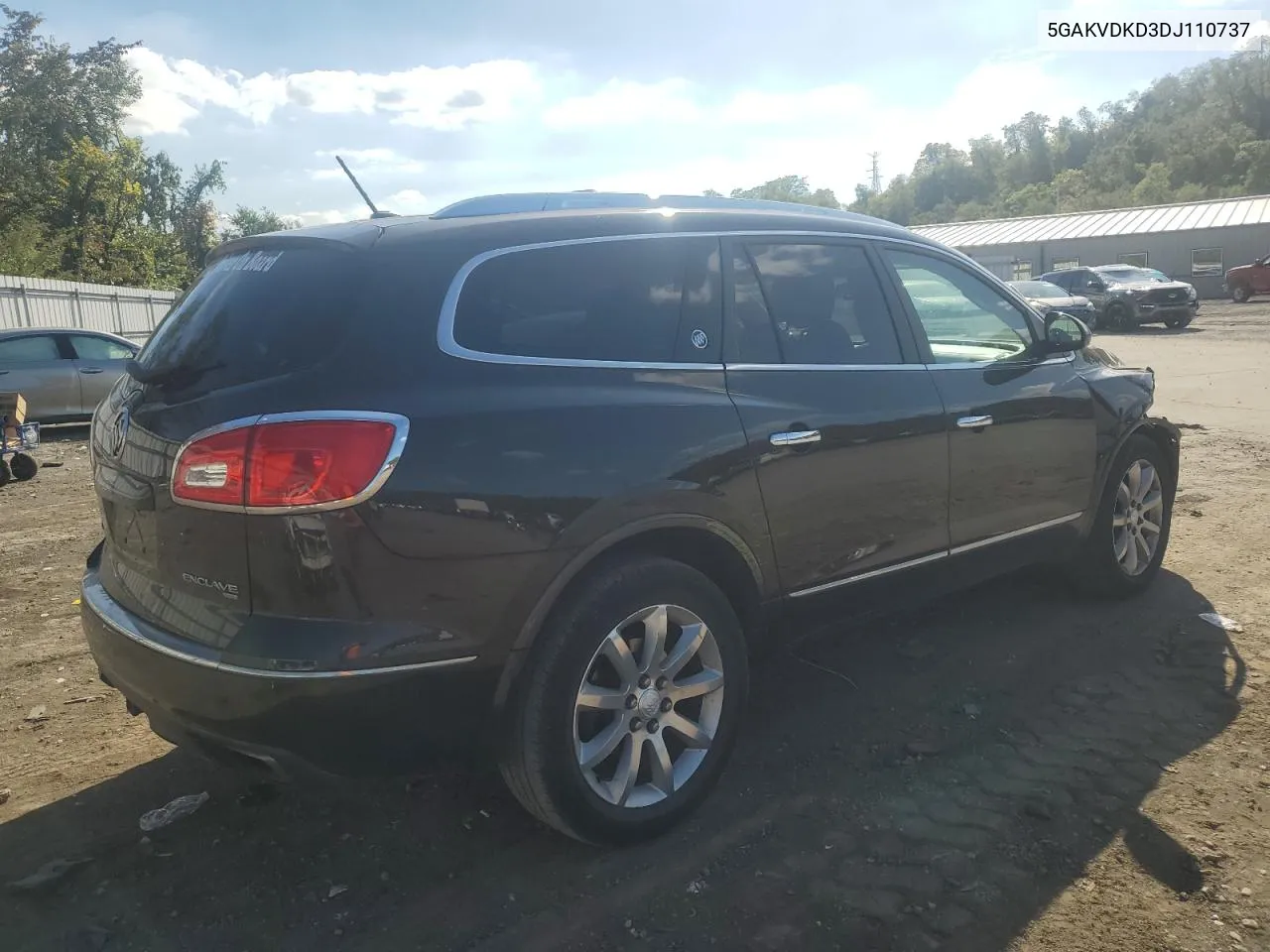 2013 Buick Enclave VIN: 5GAKVDKD3DJ110737 Lot: 72026134