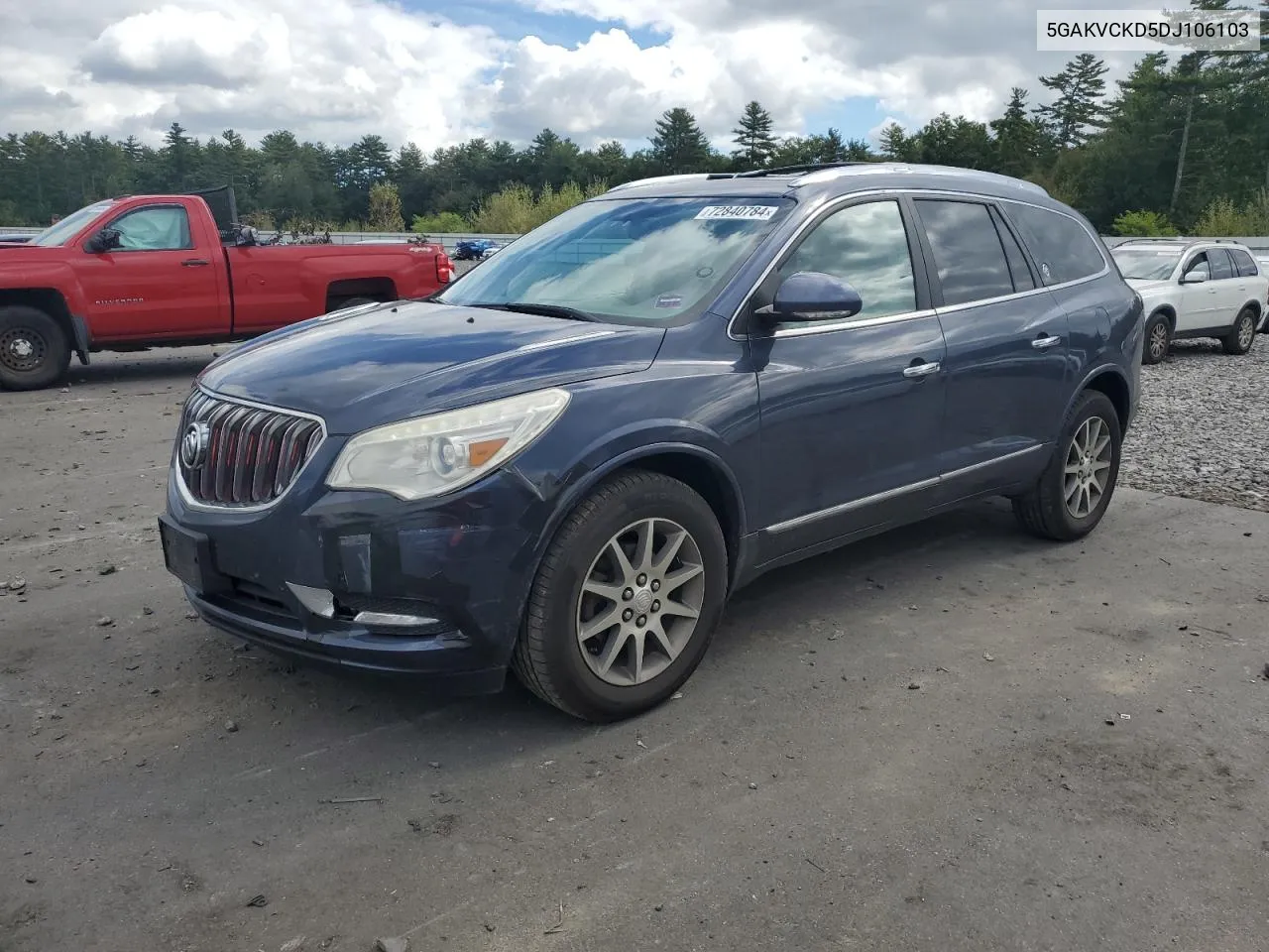 2013 Buick Enclave VIN: 5GAKVCKD5DJ106103 Lot: 72840784