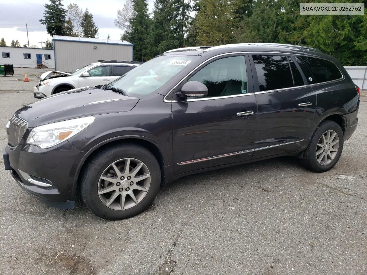 2013 Buick Enclave VIN: 5GAKVCKD2DJ262762 Lot: 73546304