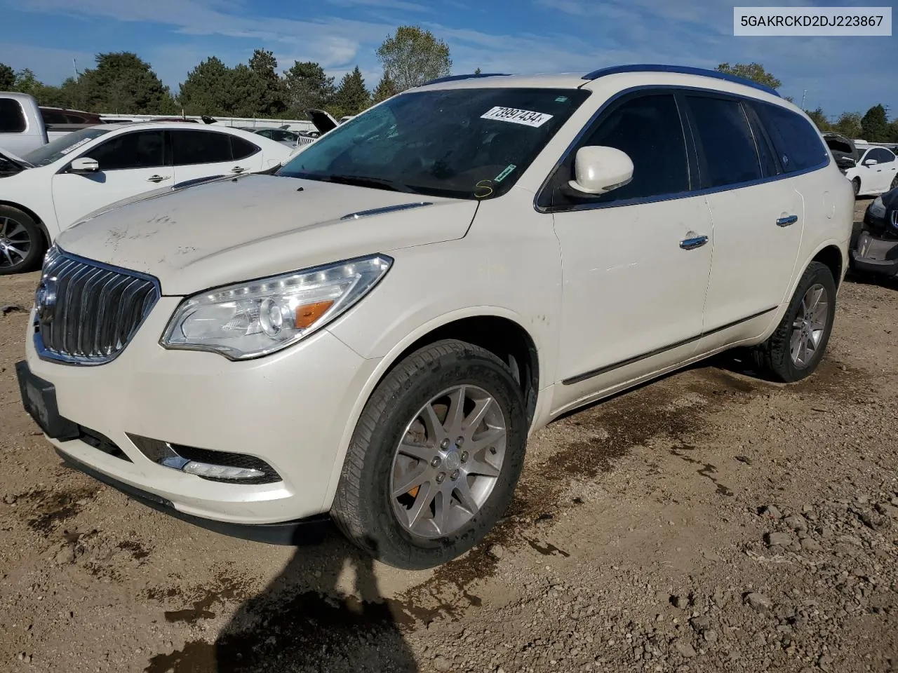 2013 Buick Enclave VIN: 5GAKRCKD2DJ223867 Lot: 73997434