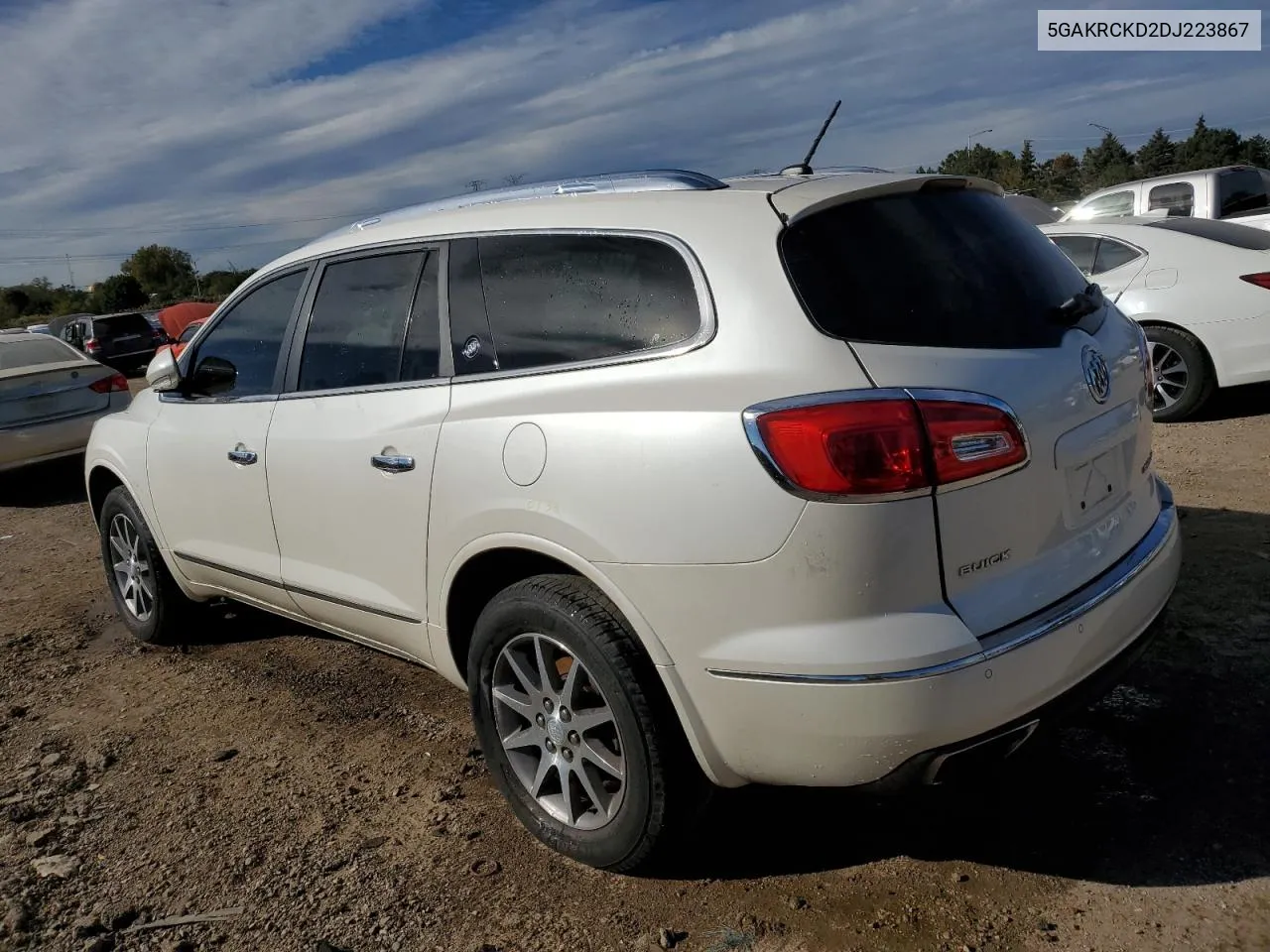 2013 Buick Enclave VIN: 5GAKRCKD2DJ223867 Lot: 73997434