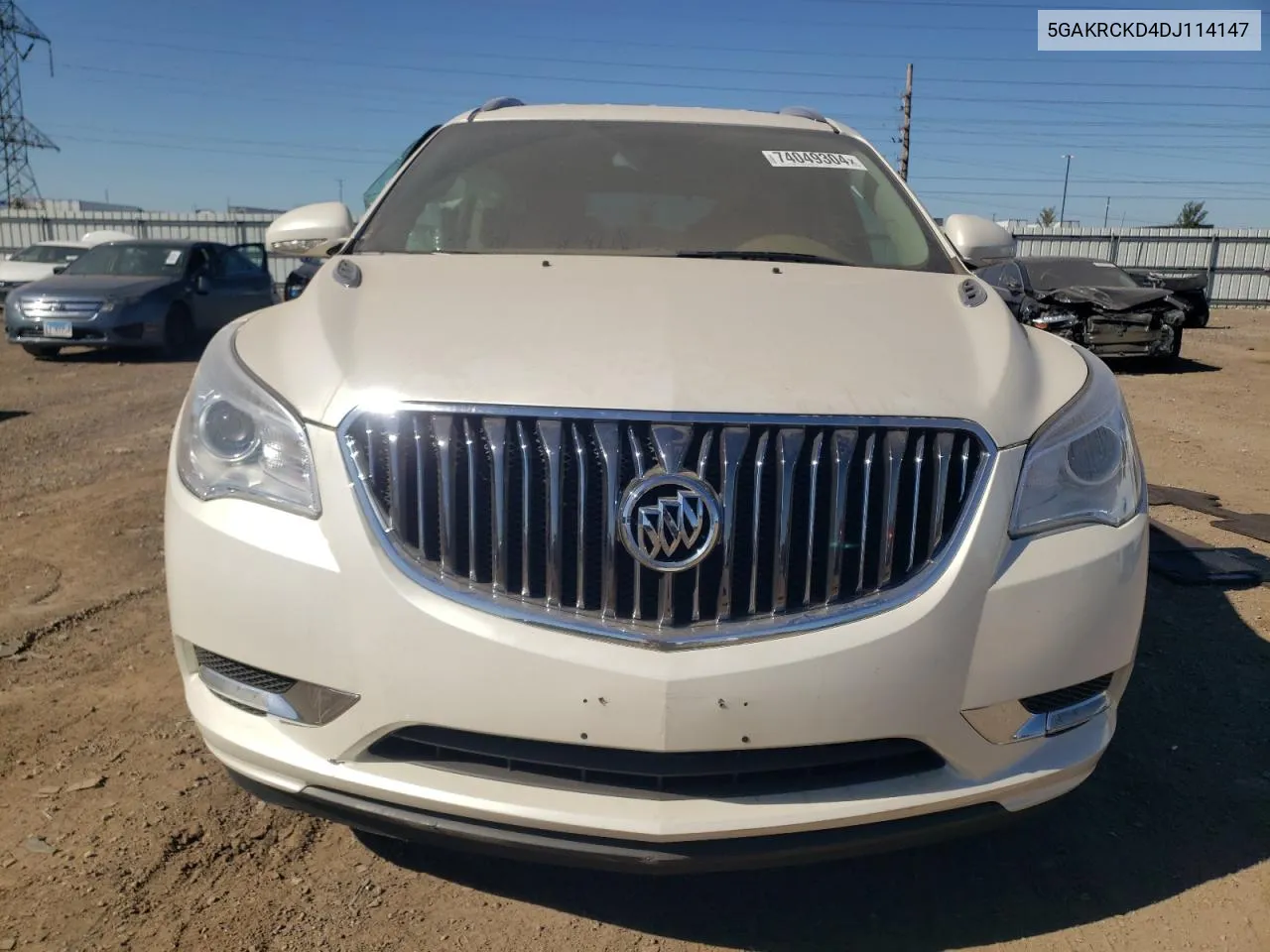 2013 Buick Enclave VIN: 5GAKRCKD4DJ114147 Lot: 74049304