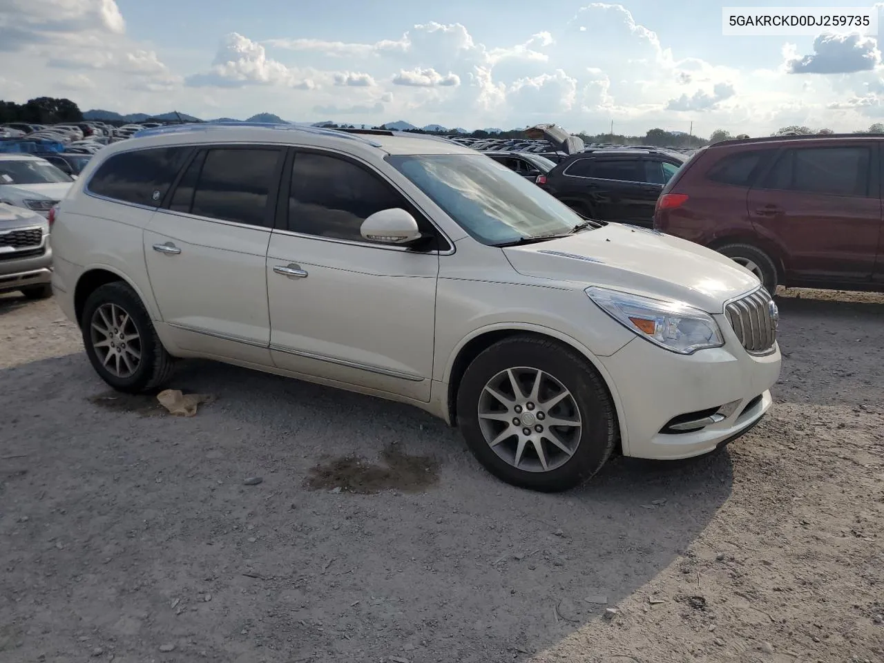 2013 Buick Enclave VIN: 5GAKRCKD0DJ259735 Lot: 74082694