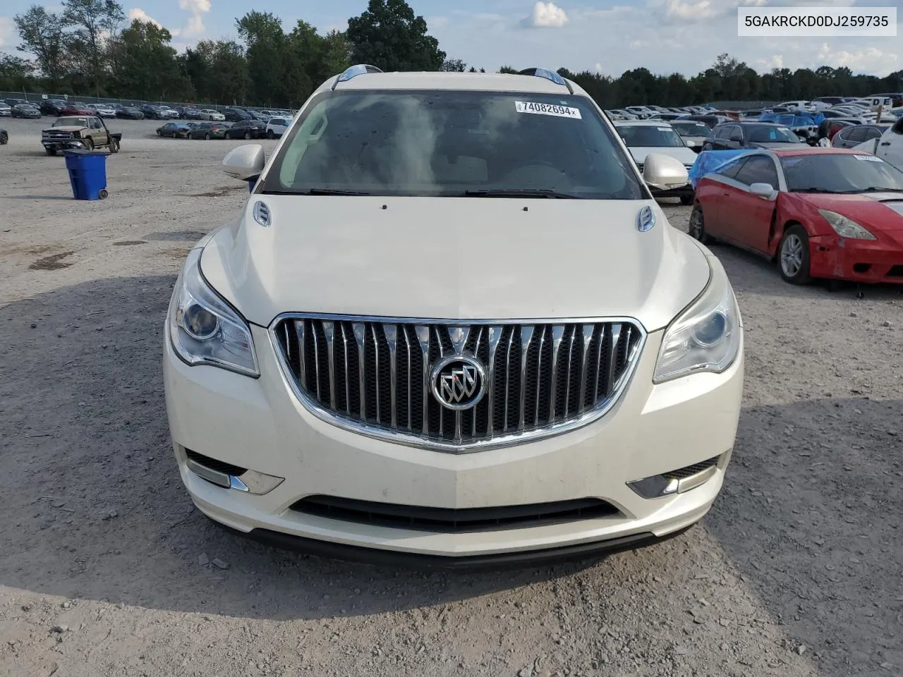 2013 Buick Enclave VIN: 5GAKRCKD0DJ259735 Lot: 74082694