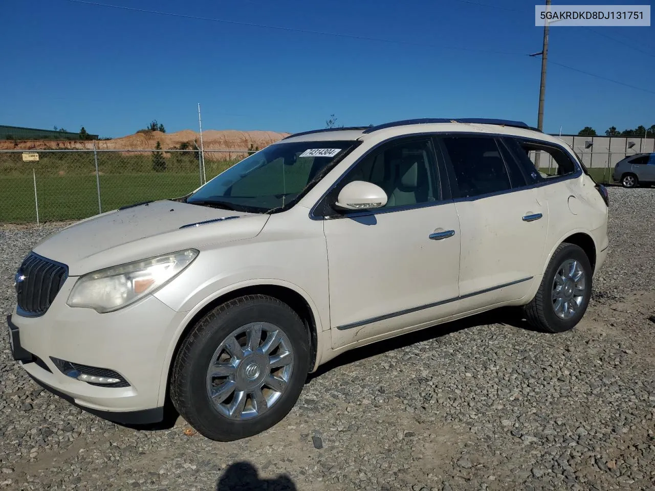 2013 Buick Enclave VIN: 5GAKRDKD8DJ131751 Lot: 74314304