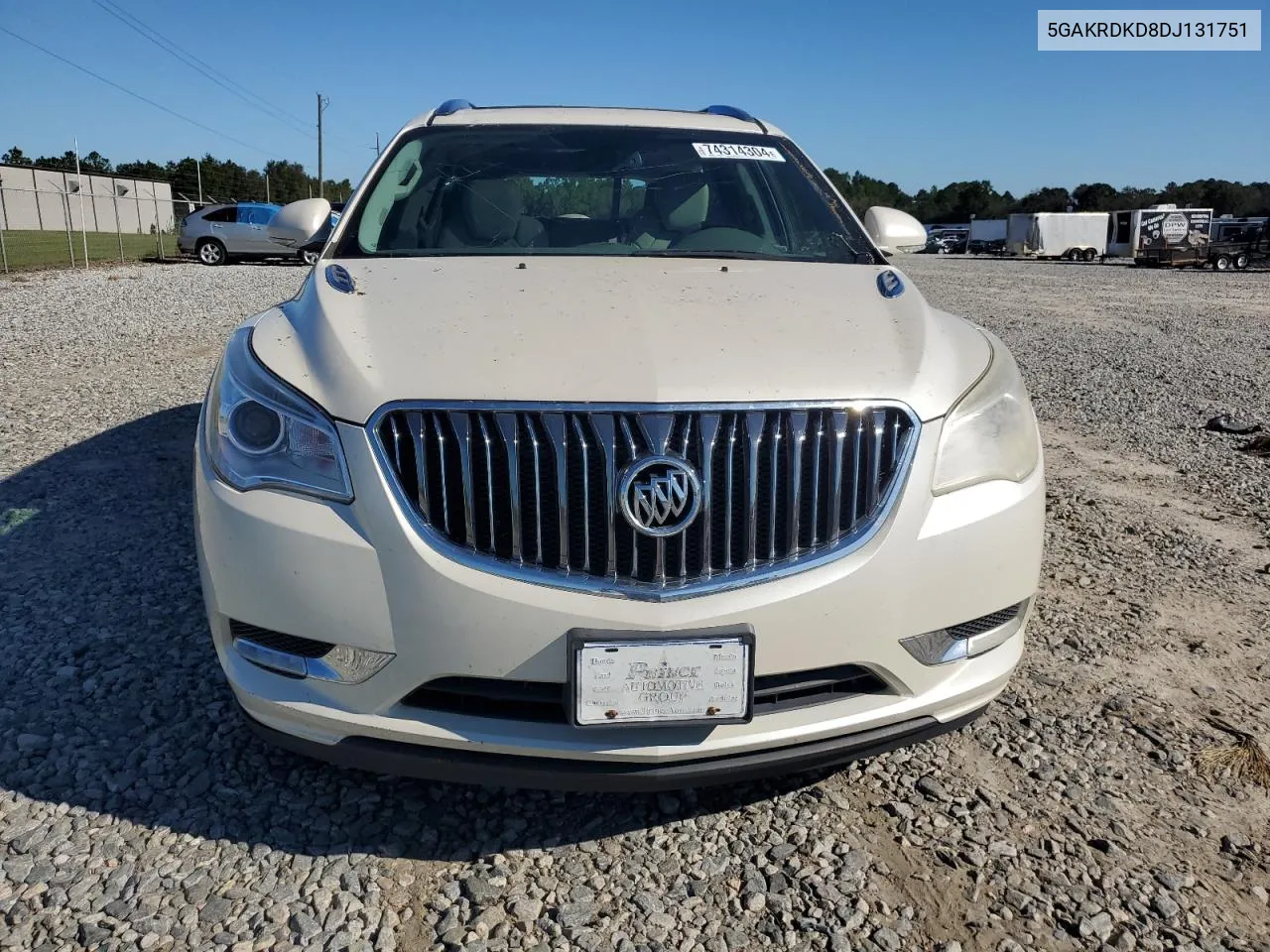 2013 Buick Enclave VIN: 5GAKRDKD8DJ131751 Lot: 74314304