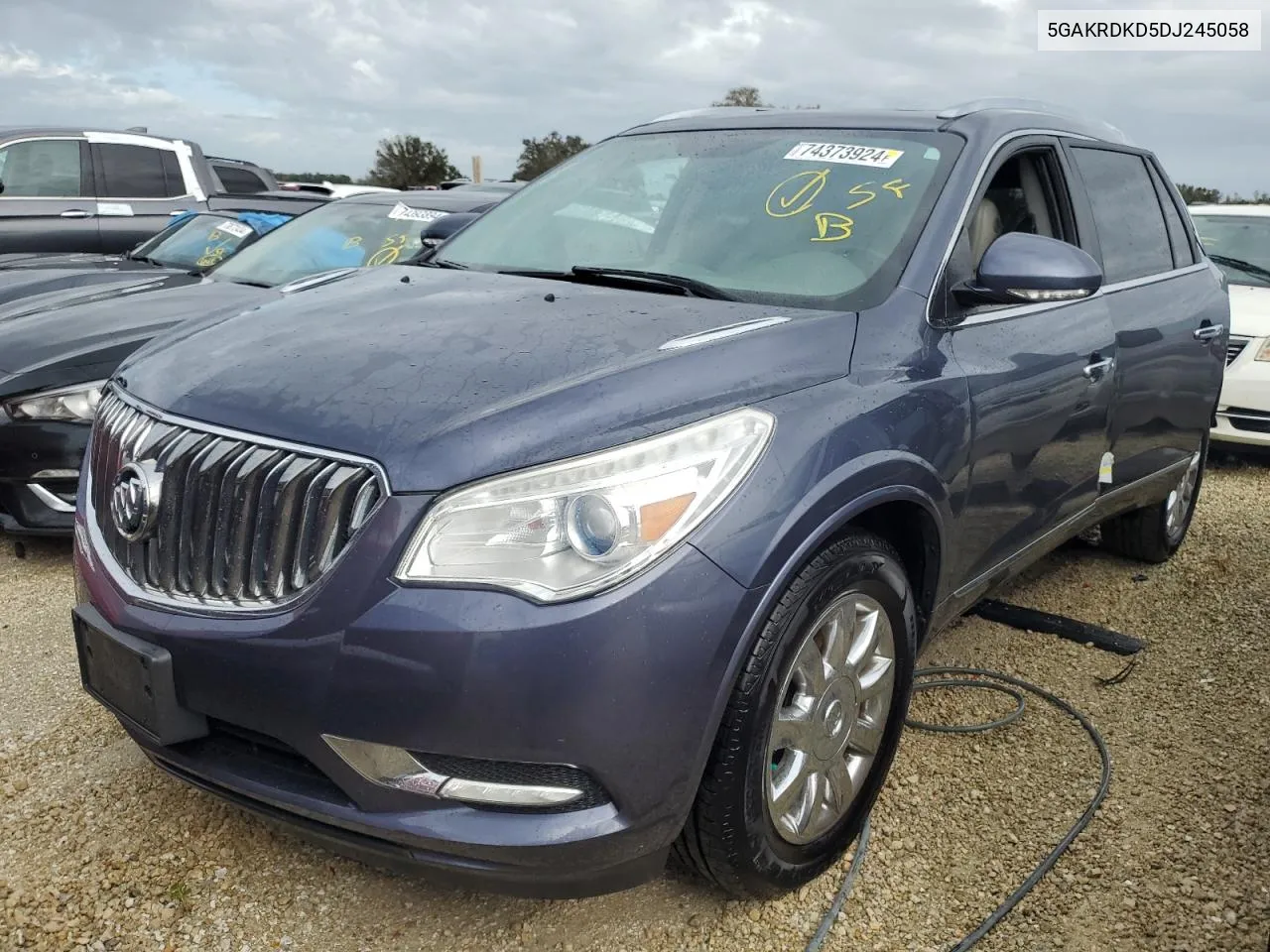 2013 Buick Enclave VIN: 5GAKRDKD5DJ245058 Lot: 74373924