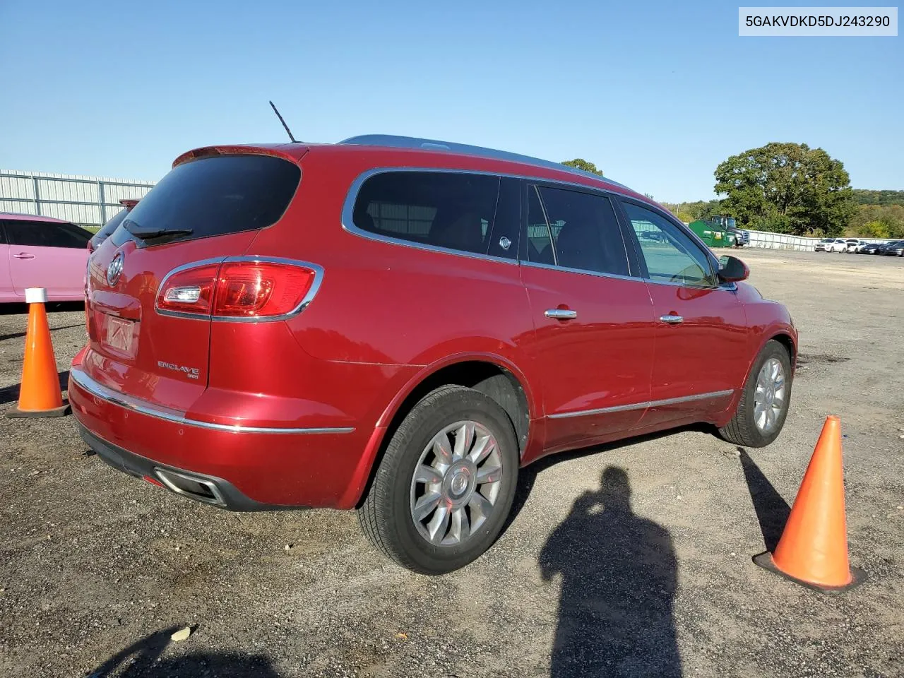 2013 Buick Enclave VIN: 5GAKVDKD5DJ243290 Lot: 75451244