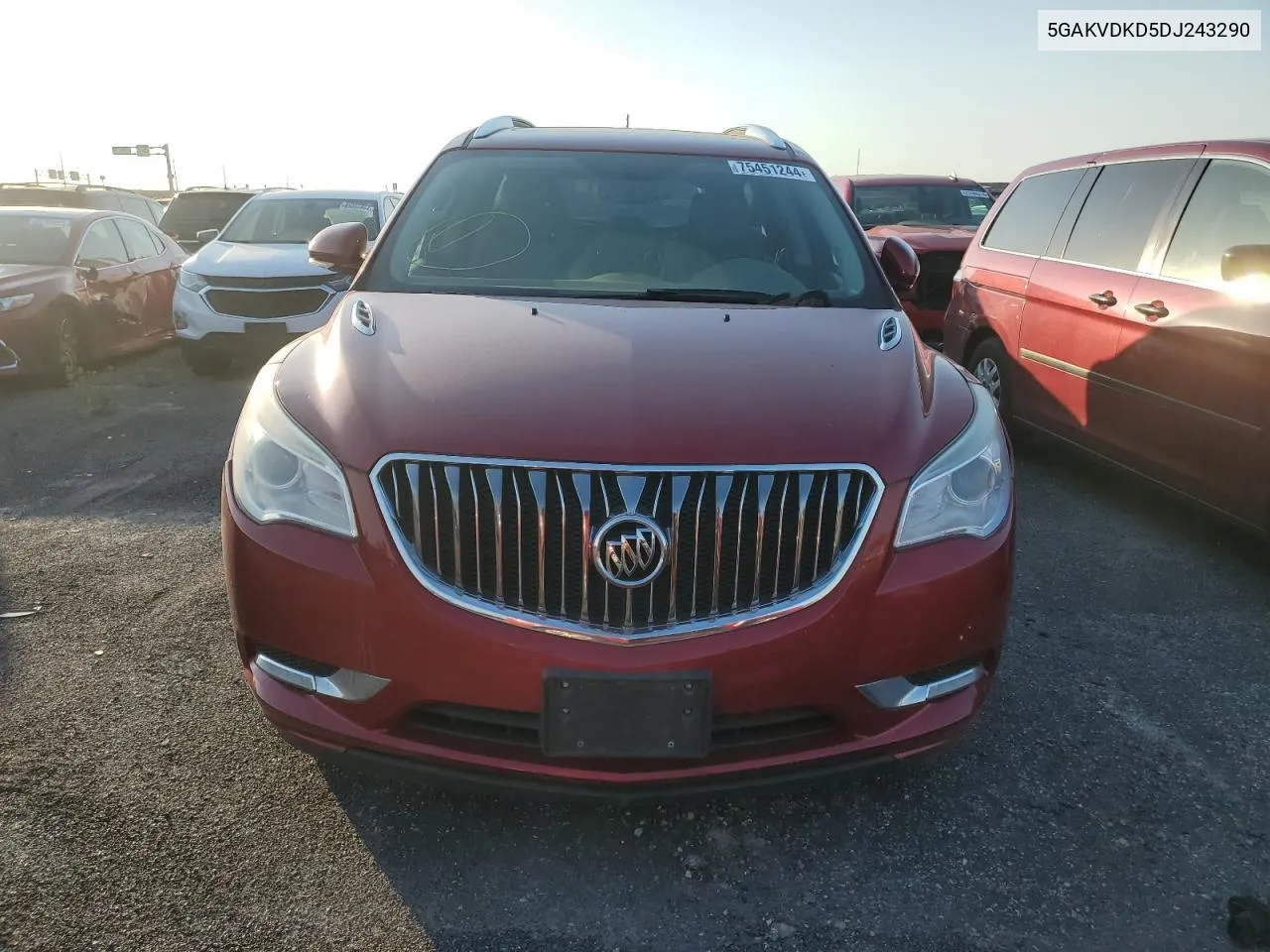 2013 Buick Enclave VIN: 5GAKVDKD5DJ243290 Lot: 75451244