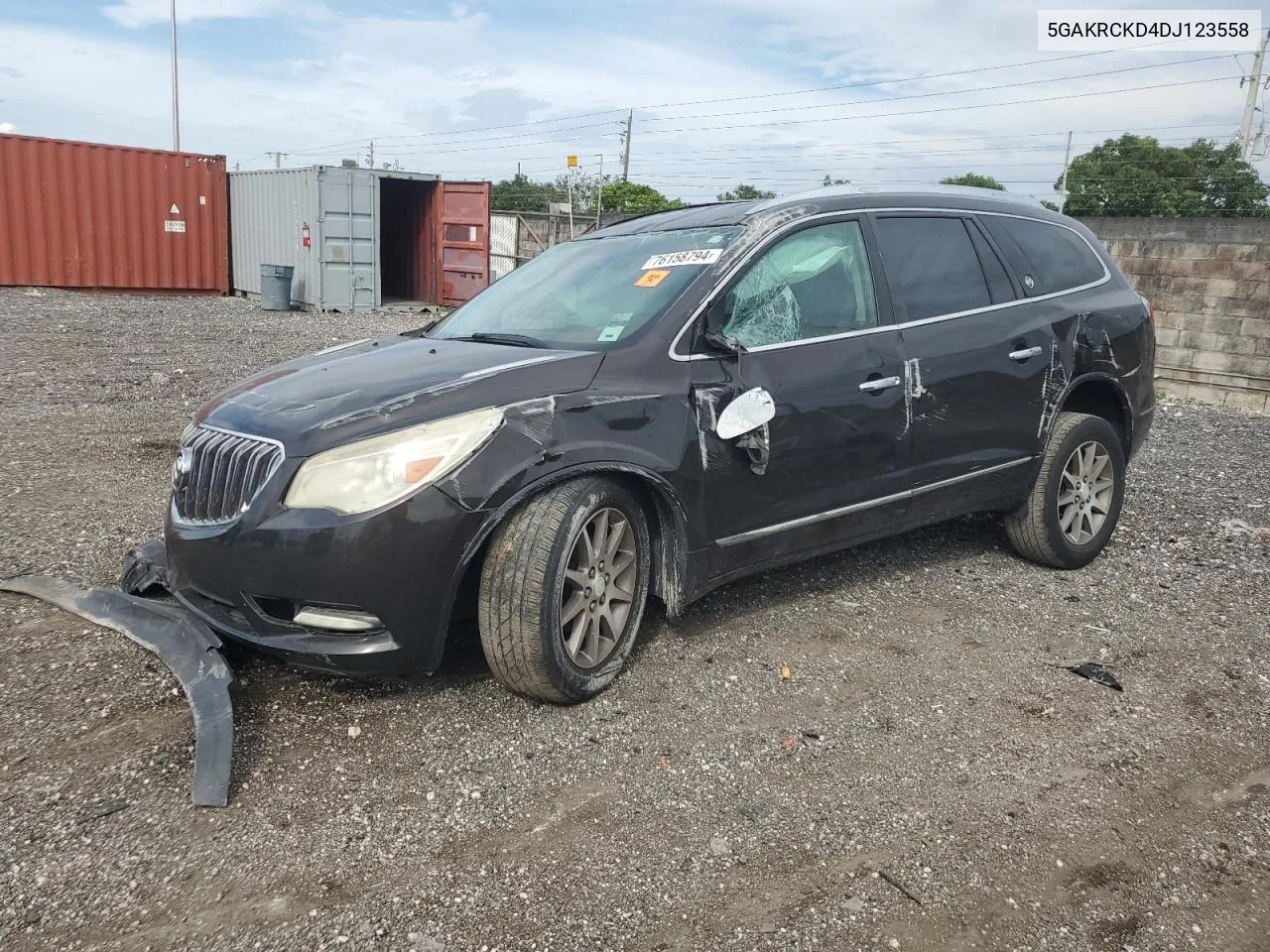 2013 Buick Enclave VIN: 5GAKRCKD4DJ123558 Lot: 76158794