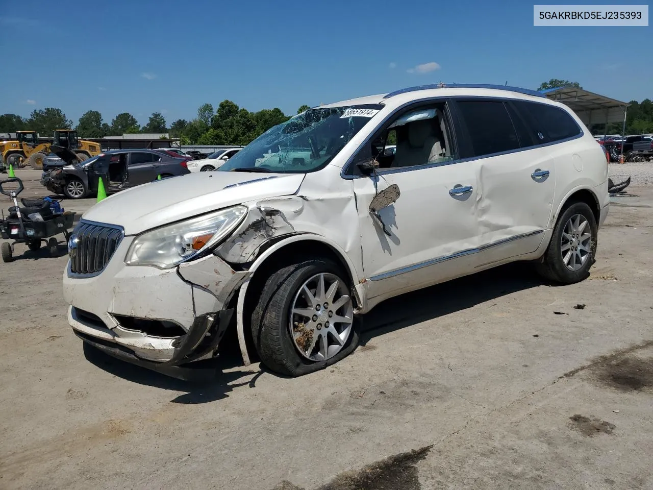 2014 Buick Enclave VIN: 5GAKRBKD5EJ235393 Lot: 58651914