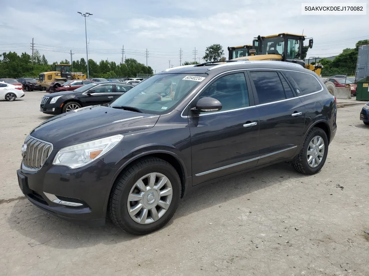 2014 Buick Enclave VIN: 5GAKVCKD0EJ170082 Lot: 60540224