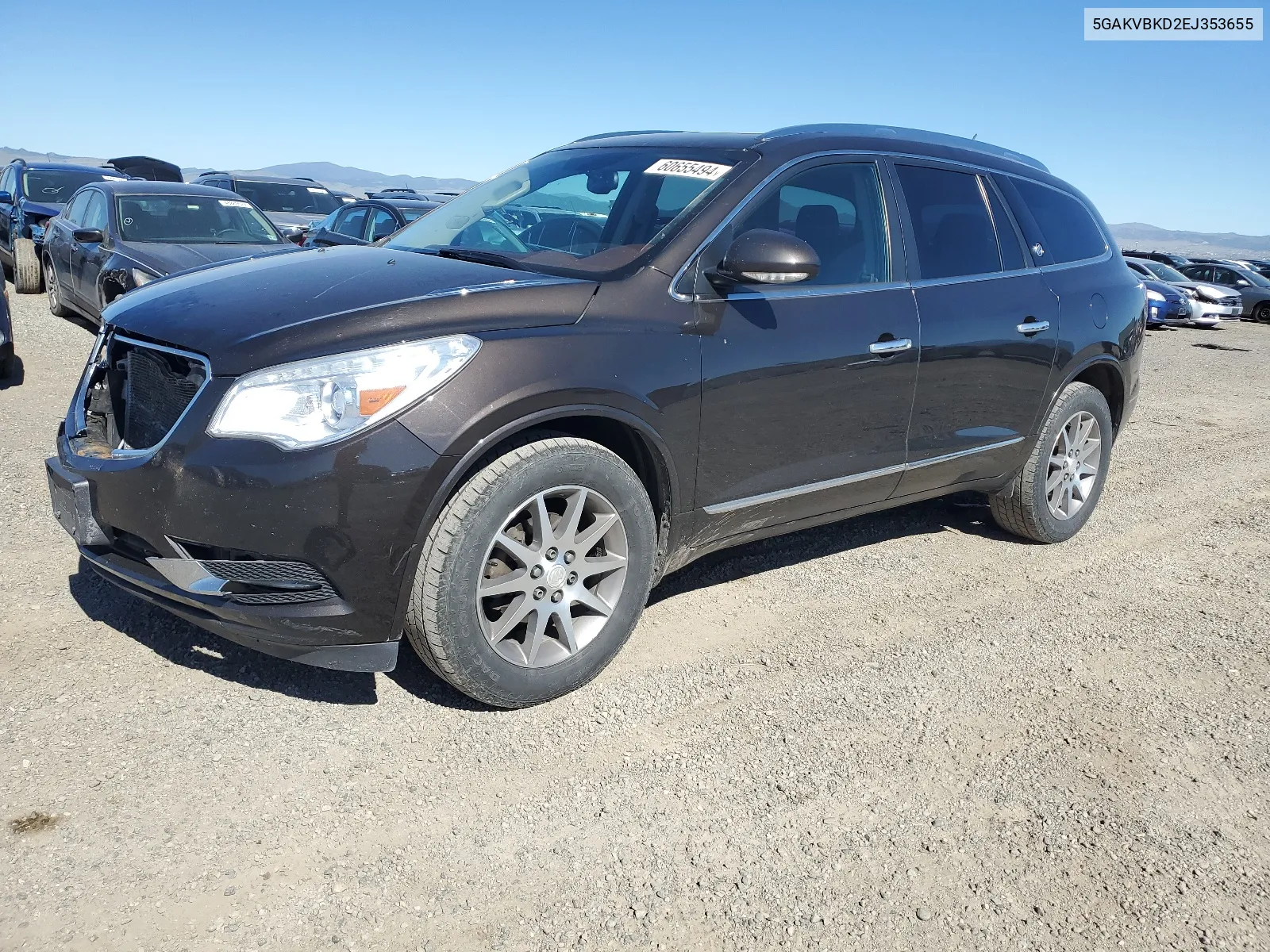 2014 Buick Enclave VIN: 5GAKVBKD2EJ353655 Lot: 60655494