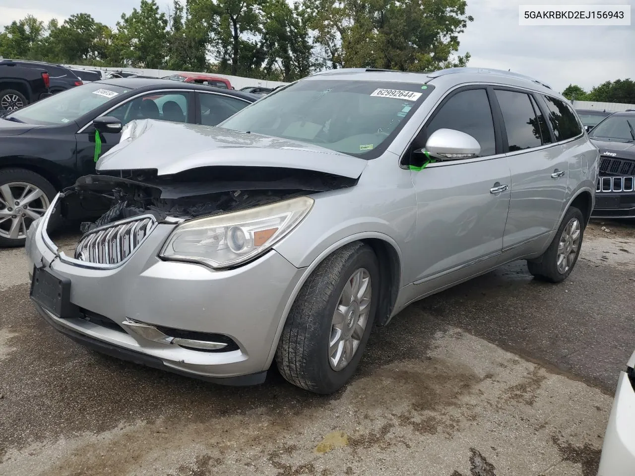 2014 Buick Enclave VIN: 5GAKRBKD2EJ156943 Lot: 62992644