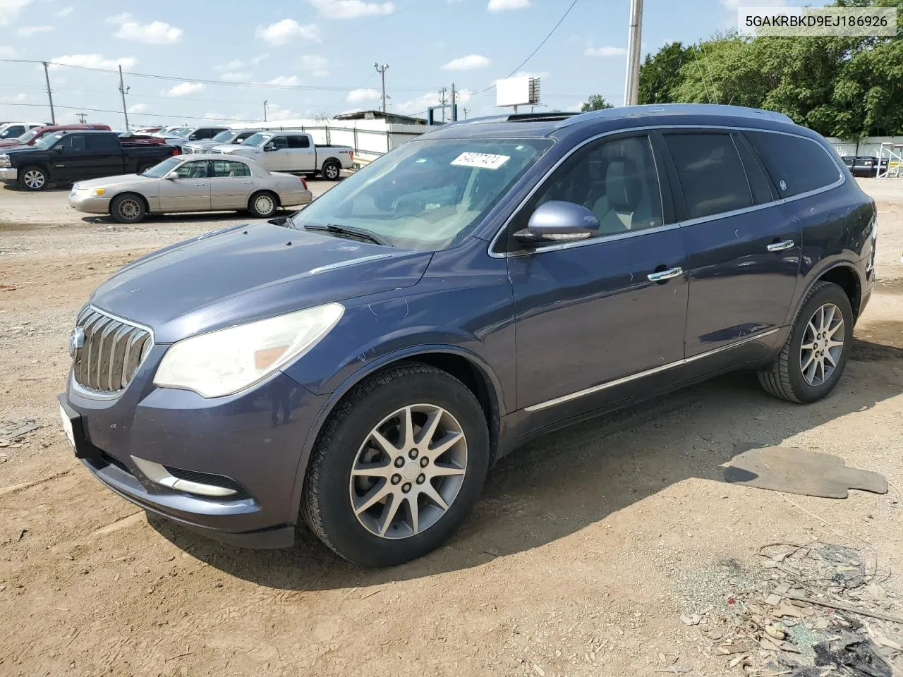 2014 Buick Enclave VIN: 5GAKRBKD9EJ186926 Lot: 64027424