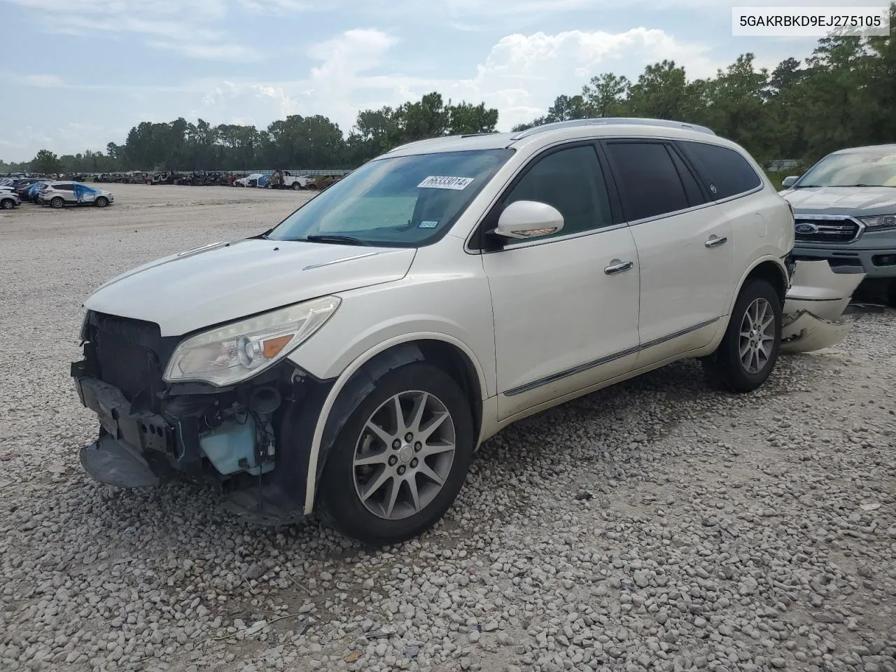 2014 Buick Enclave VIN: 5GAKRBKD9EJ275105 Lot: 66333014