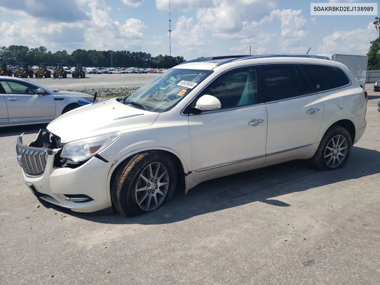 2014 Buick Enclave VIN: 5GAKRBKD2EJ138989 Lot: 66929684