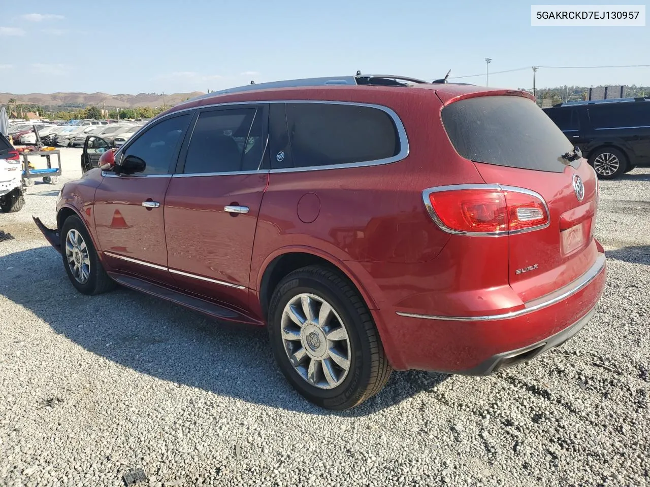 2014 Buick Enclave VIN: 5GAKRCKD7EJ130957 Lot: 69971324