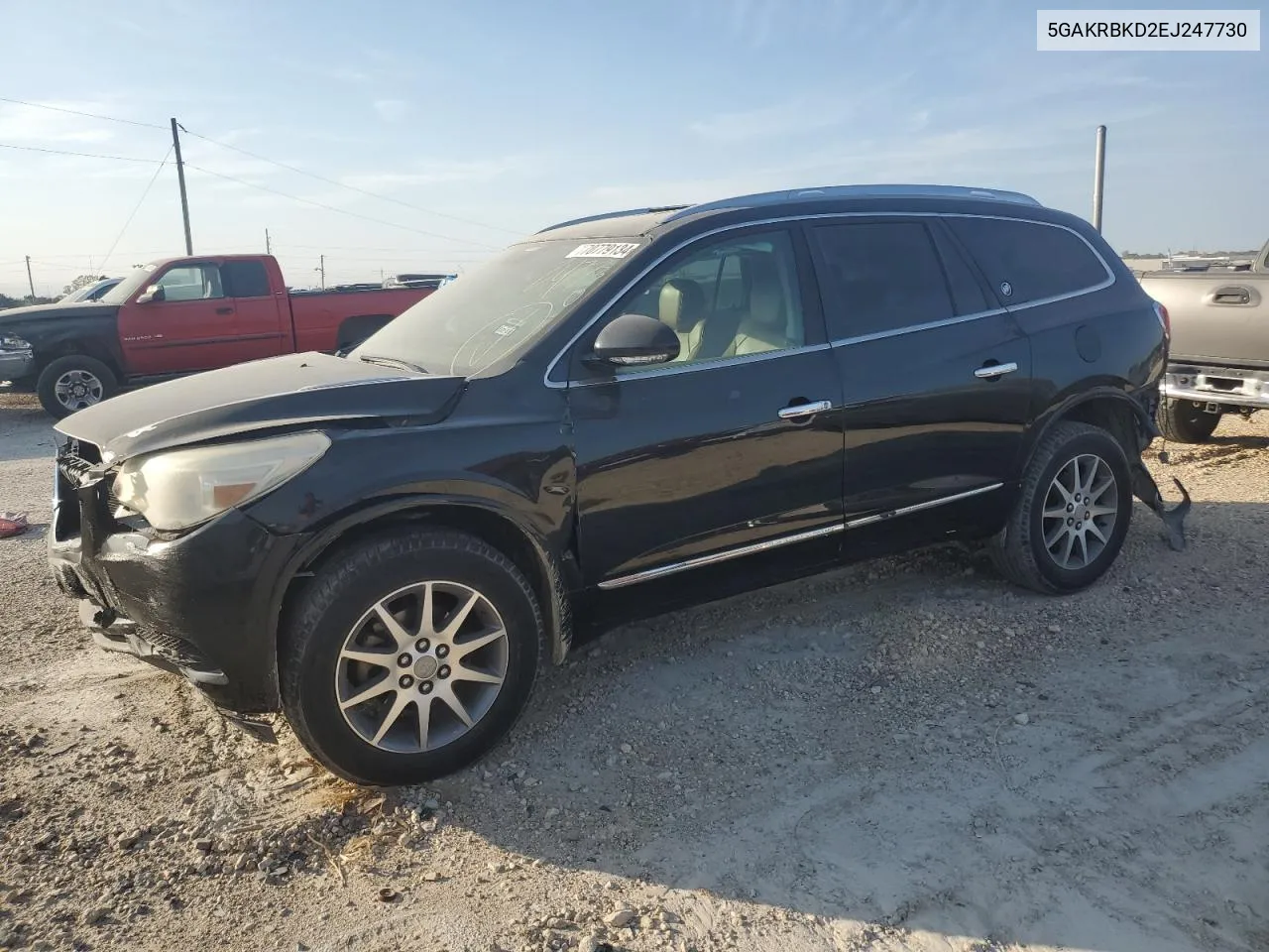 2014 Buick Enclave VIN: 5GAKRBKD2EJ247730 Lot: 70779134