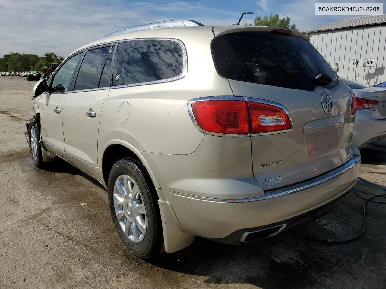 2014 Buick Enclave VIN: 5GAKRCKD4EJ348208 Lot: 71444824