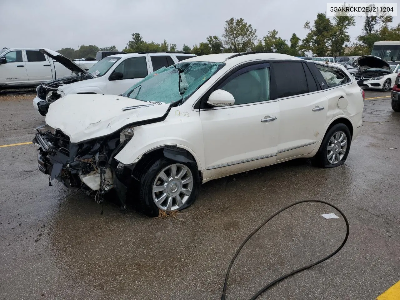 2014 Buick Enclave VIN: 5GAKRCKD2EJ211204 Lot: 71850734