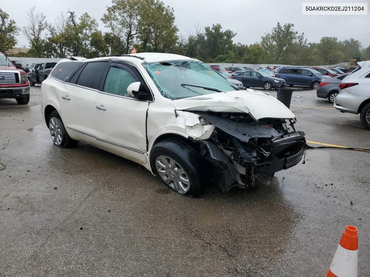 2014 Buick Enclave VIN: 5GAKRCKD2EJ211204 Lot: 71850734