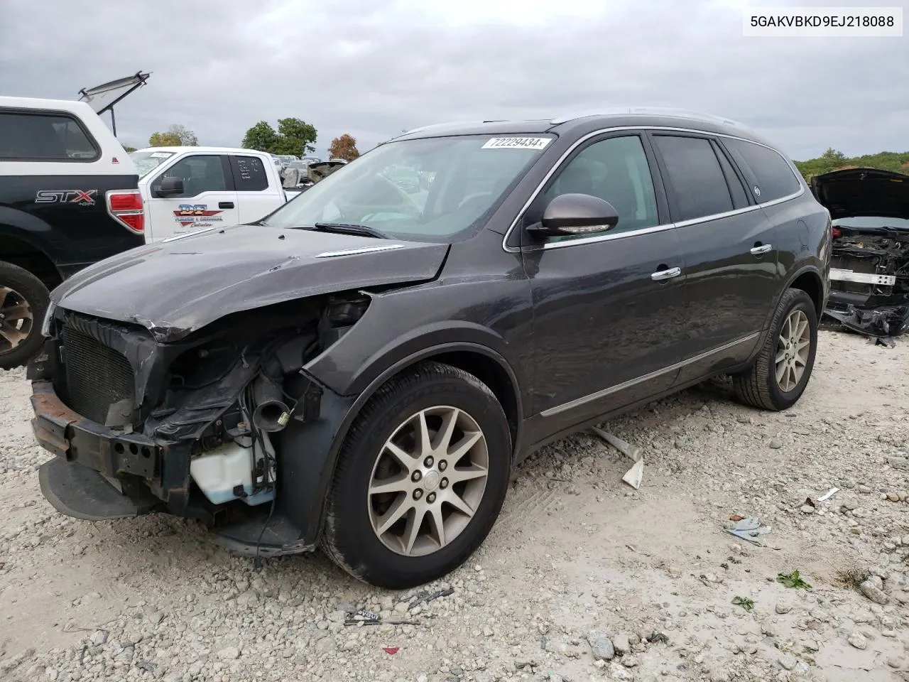 2014 Buick Enclave VIN: 5GAKVBKD9EJ218088 Lot: 72229434